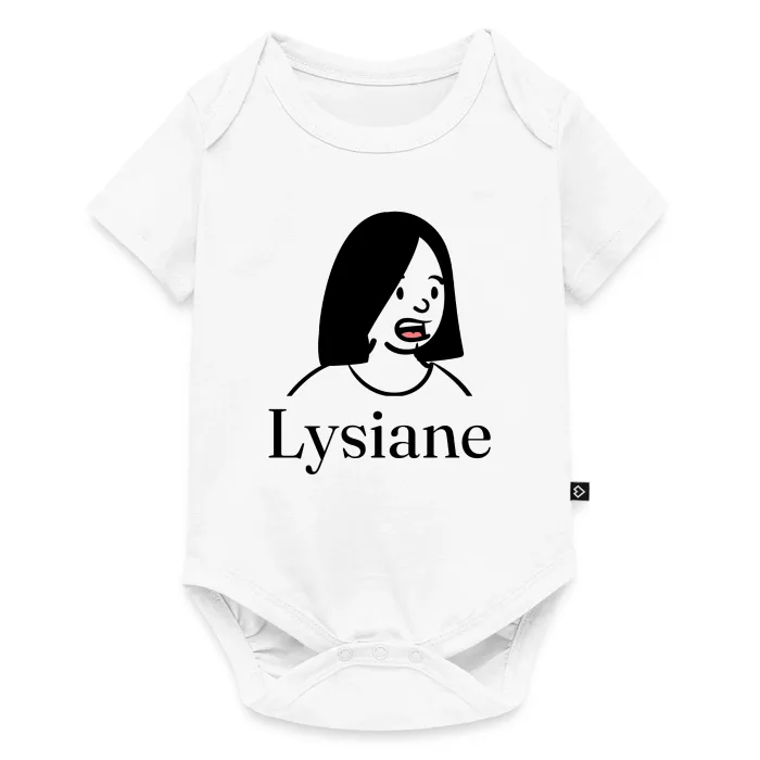 Body bébé personnalisé au prénom Lysiane