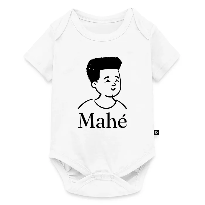 Body bébé personnalisé au prénom Mahé