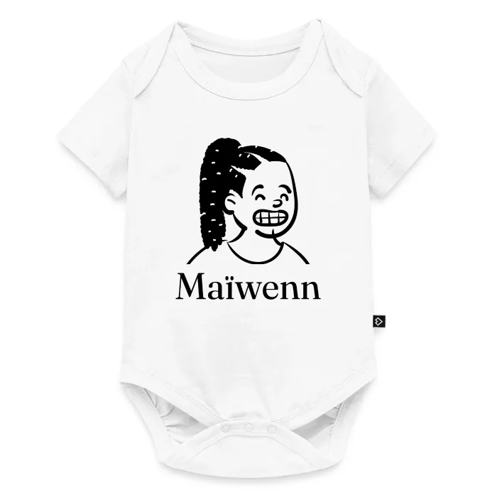 Body bébé personnalisé au prénom Maïwenn