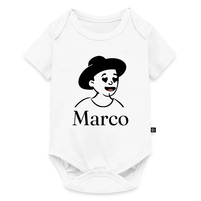 Body bébé personnalisé au prénom Marco