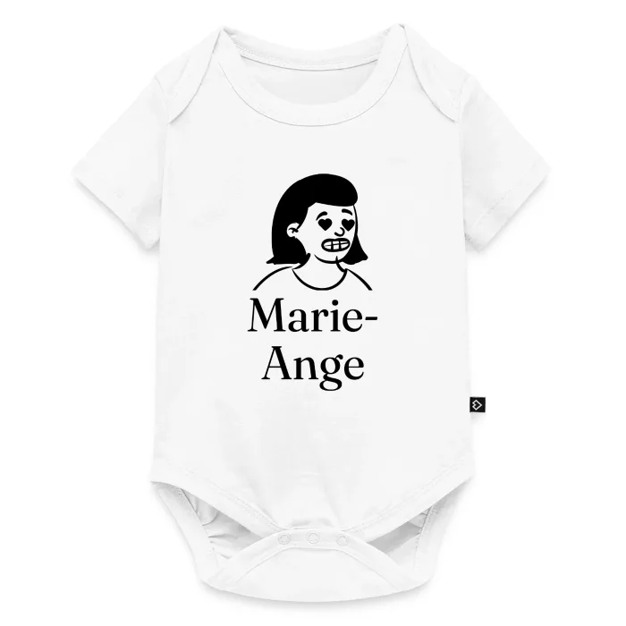Body bébé personnalisé au prénom Marie-Ange