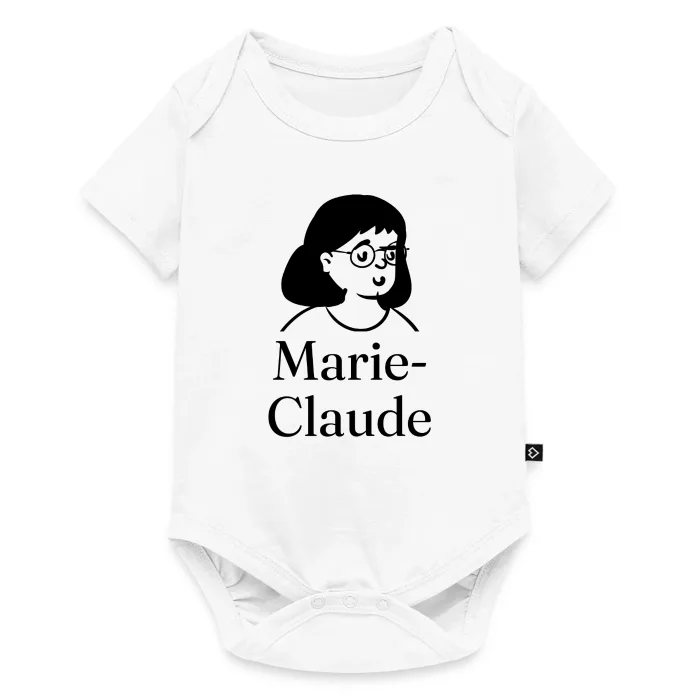 Body bébé personnalisé au prénom Marie-Claude