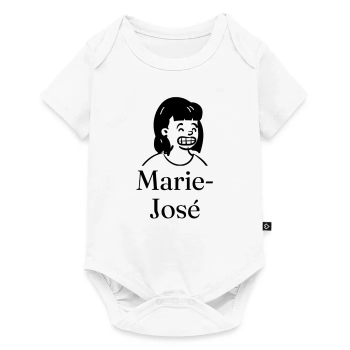 Body bébé personnalisé au prénom Marie-José