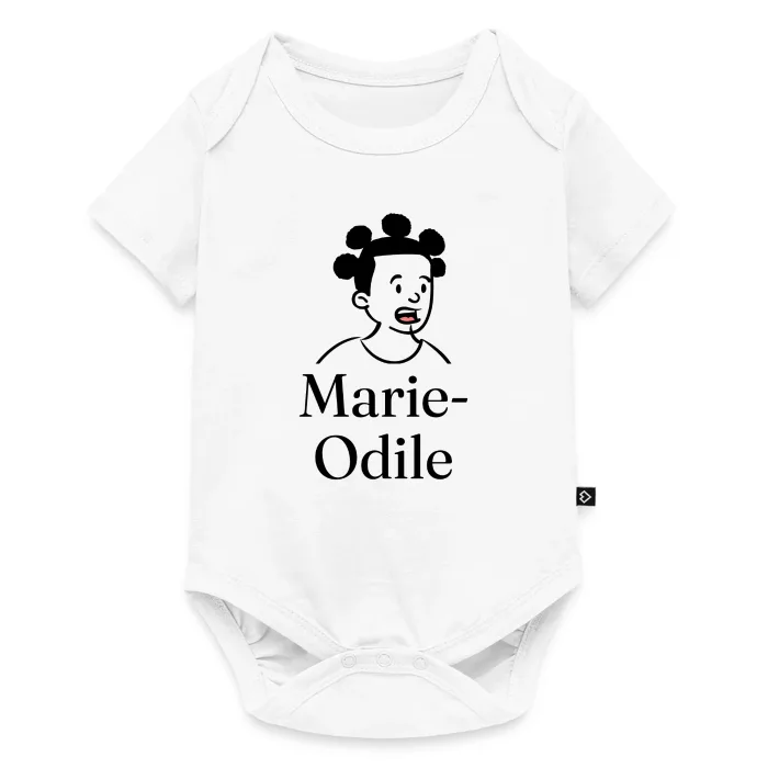 Body bébé personnalisé au prénom Marie-Odile