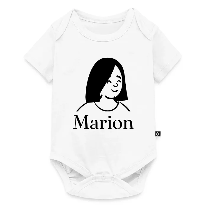 Body bébé personnalisé au prénom Marion