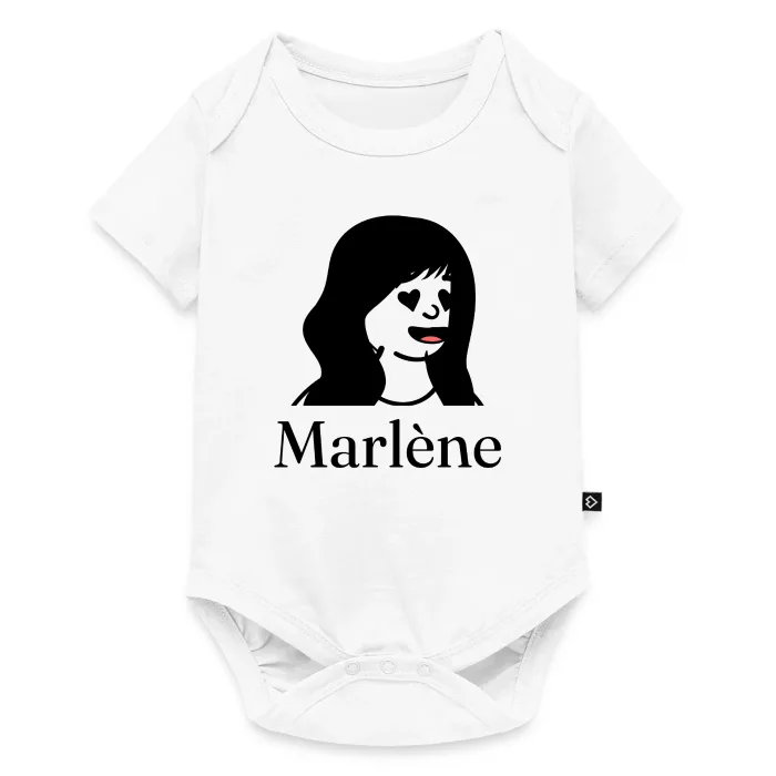 Body bébé personnalisé au prénom Marlène