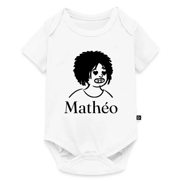 Body bébé personnalisé au prénom Mathéo