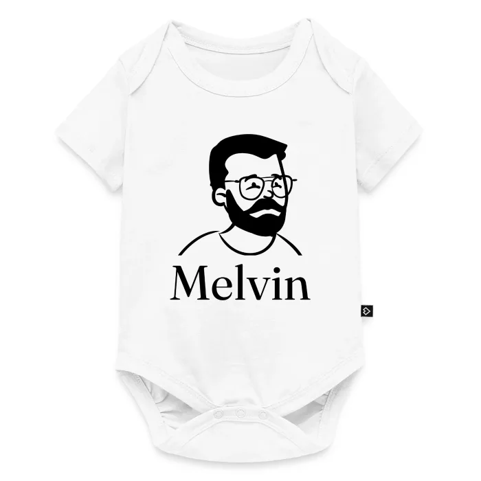 Body bébé personnalisé au prénom Melvin