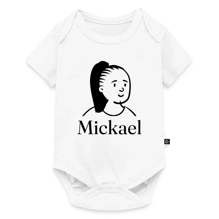 Body bébé personnalisé au prénom Mickael