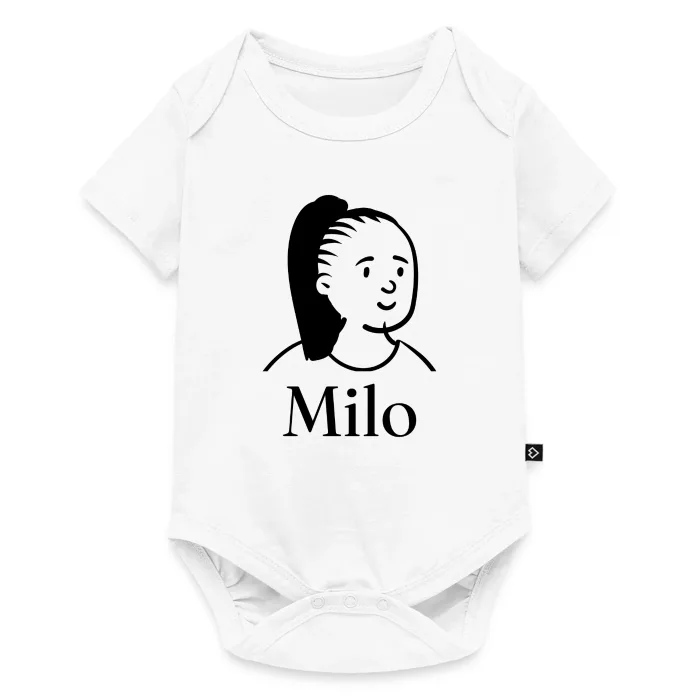 Body bébé personnalisé au prénom Milo