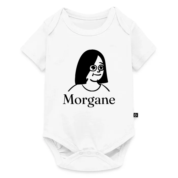 Body bébé personnalisé au prénom Morgane