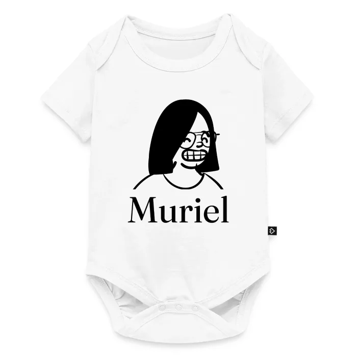 Body bébé personnalisé au prénom Muriel