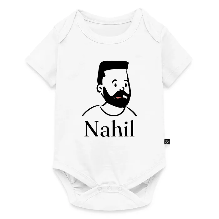 Body bébé personnalisé au prénom Nahil
