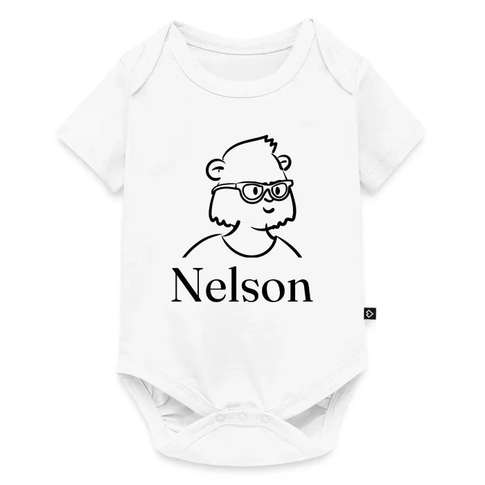 Body bébé personnalisé au prénom Nelson