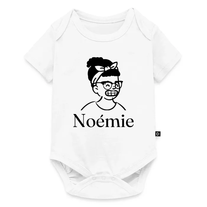 Body bébé personnalisé au prénom Noémie