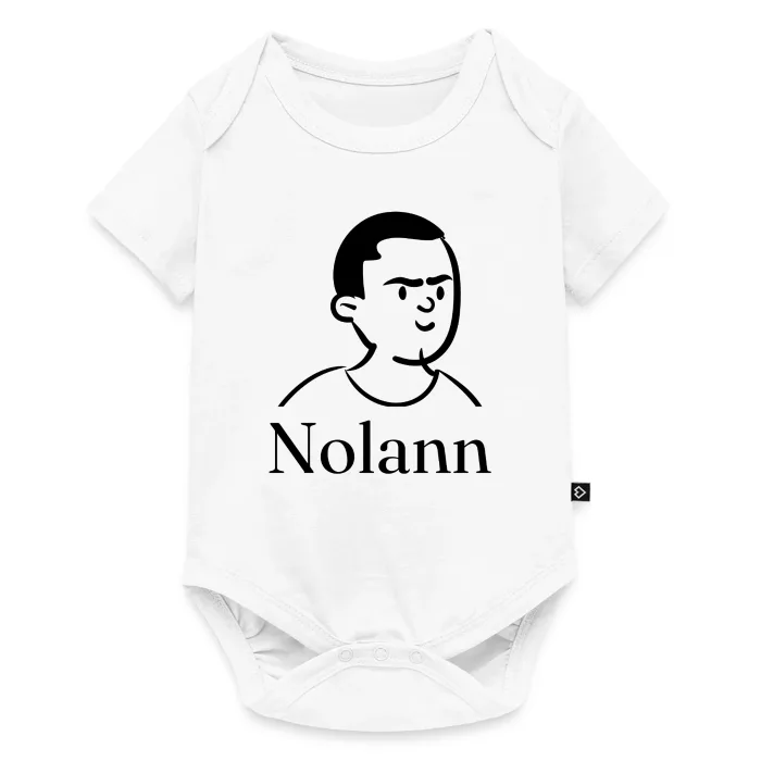 Body bébé personnalisé au prénom Nolann