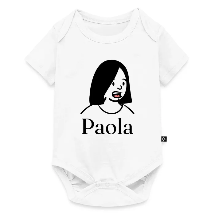 Body bébé personnalisé au prénom Paola