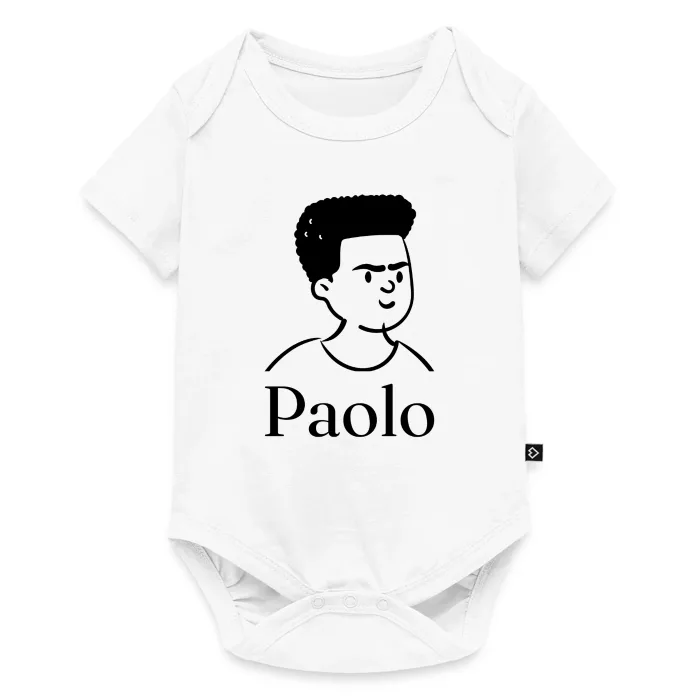 Body bébé personnalisé au prénom Paolo