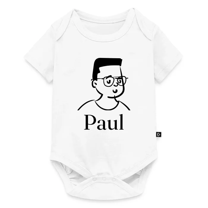 Body bébé personnalisé au prénom Paul