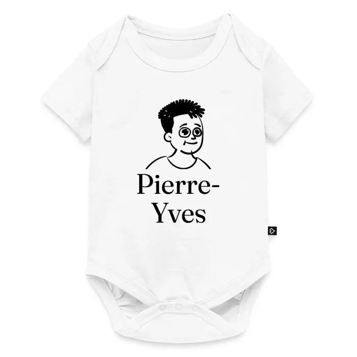Body bébé personnalisé au prénom Pierre-Yves