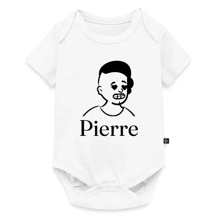 Body bébé personnalisé au prénom Pierre