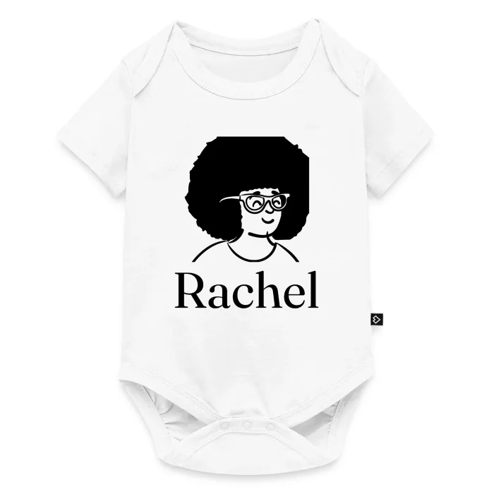 Body bébé personnalisé au prénom Rachel