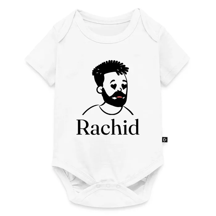 Body bébé personnalisé au prénom Rachid