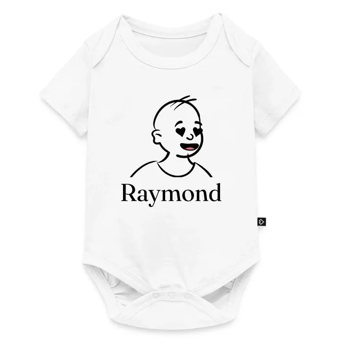 Body bébé personnalisé au prénom Raymond