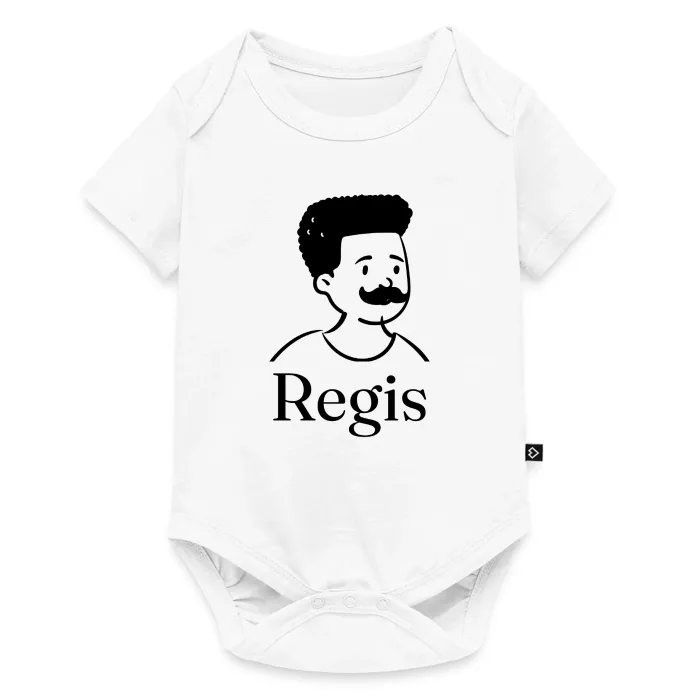 Body bébé personnalisé au prénom Regis