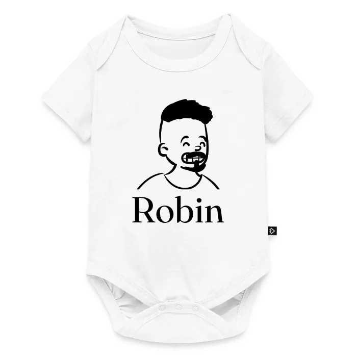 Body bébé personnalisé au prénom Robin