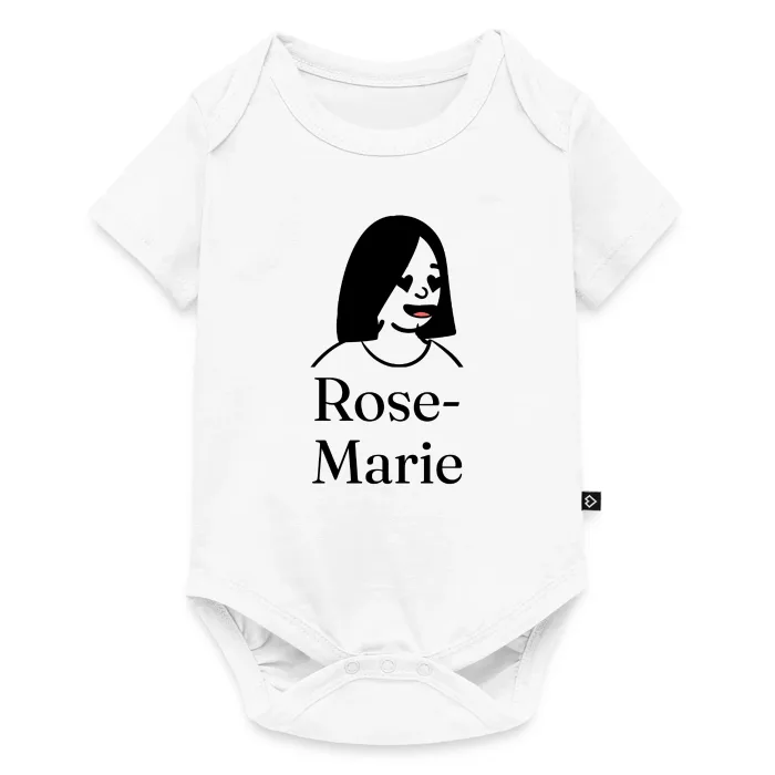 Body bébé personnalisé au prénom Rose-Marie