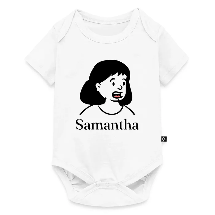 Body bébé personnalisé au prénom Samantha
