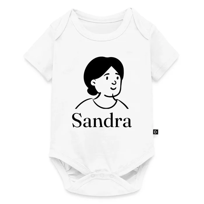 Body bébé personnalisé au prénom Sandra