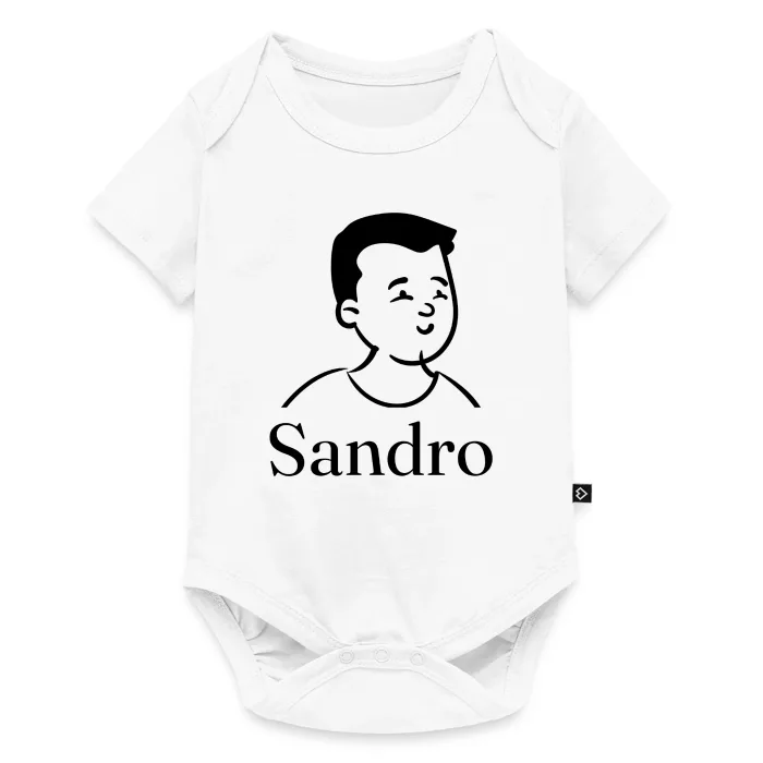 Body bébé personnalisé au prénom Sandro