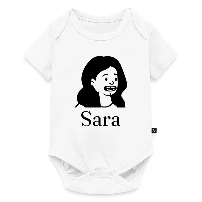 Body bébé personnalisé au prénom Sara