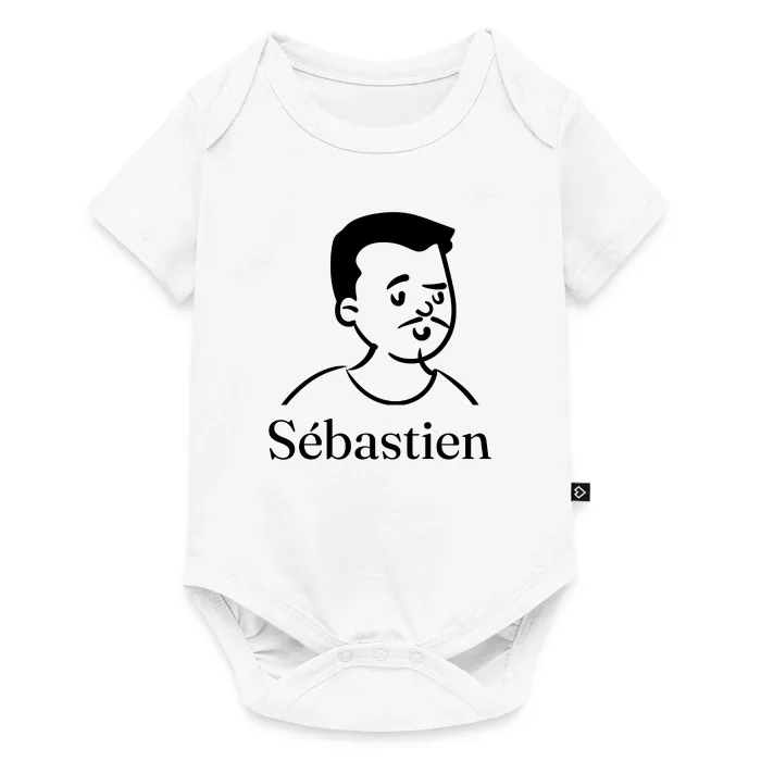 Body bébé personnalisé au prénom Sébastien