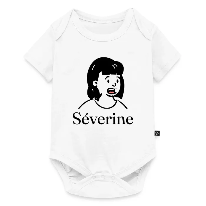 Body bébé personnalisé au prénom Séverine