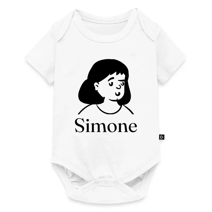 Body bébé personnalisé au prénom Simone