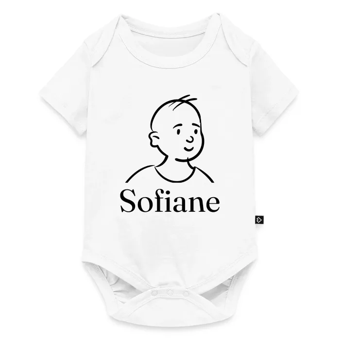 Body bébé personnalisé au prénom Sofiane