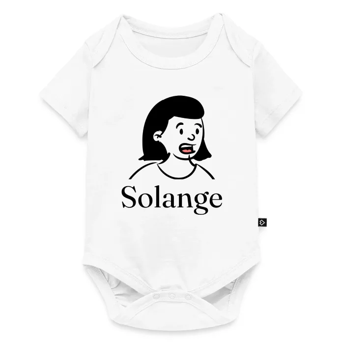 Body bébé personnalisé au prénom Solange