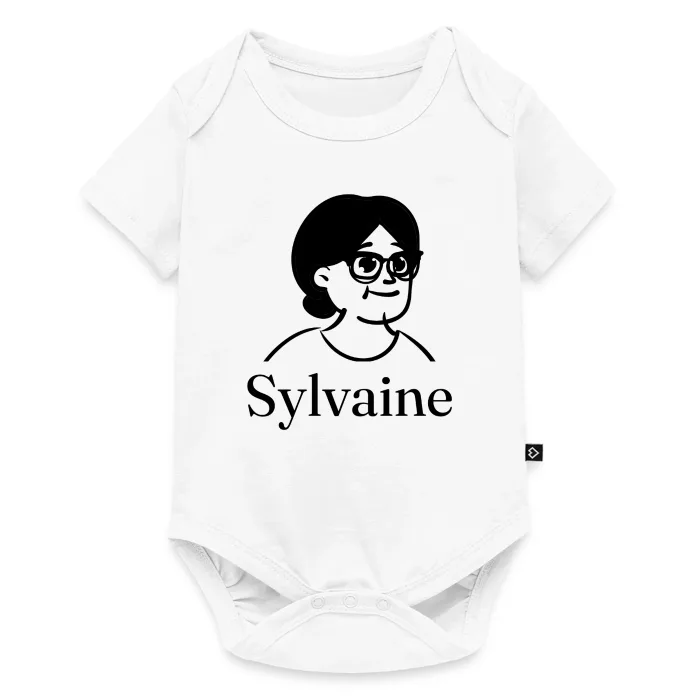 Body bébé personnalisé au prénom Sylvaine