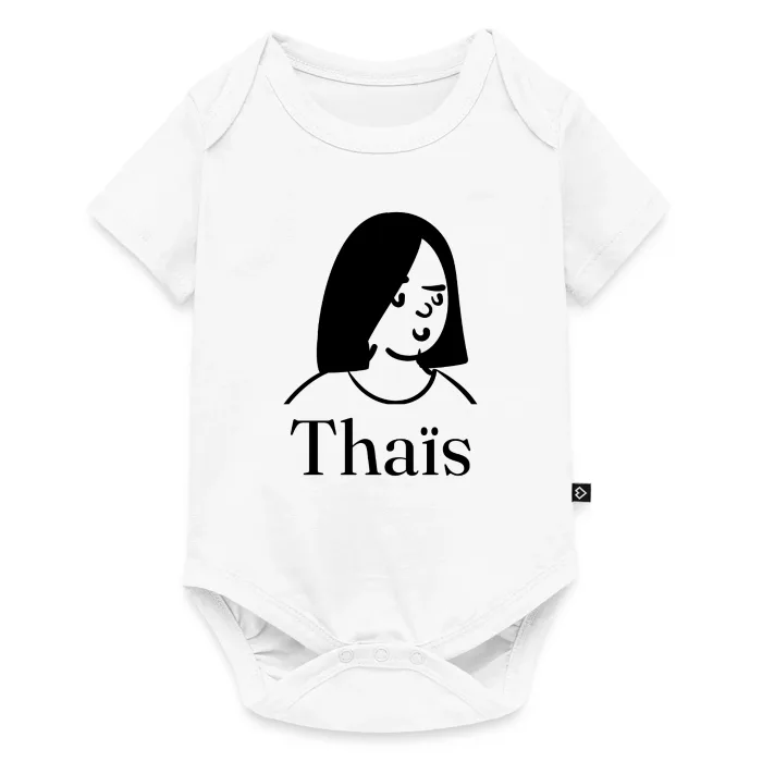 Body bébé personnalisé au prénom Thaïs