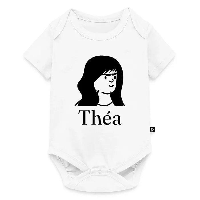 Body bébé personnalisé au prénom Théa