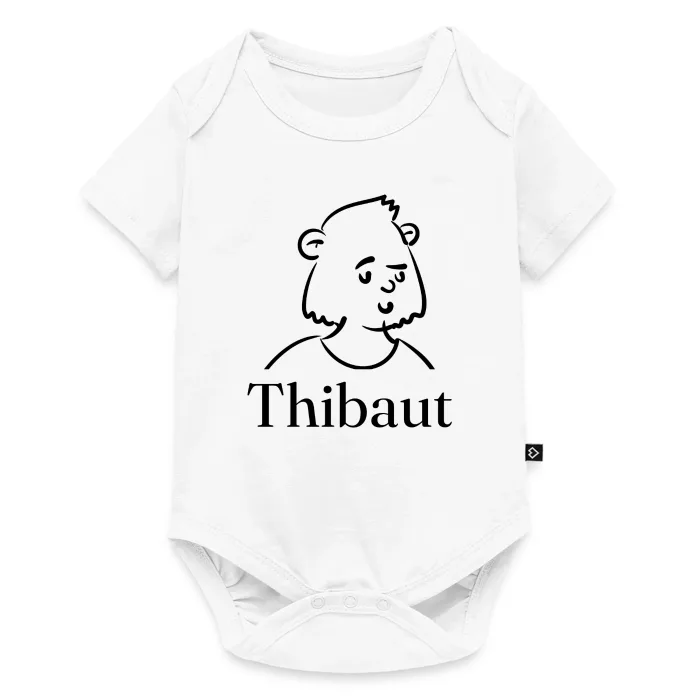 Body bébé personnalisé au prénom Thibaut