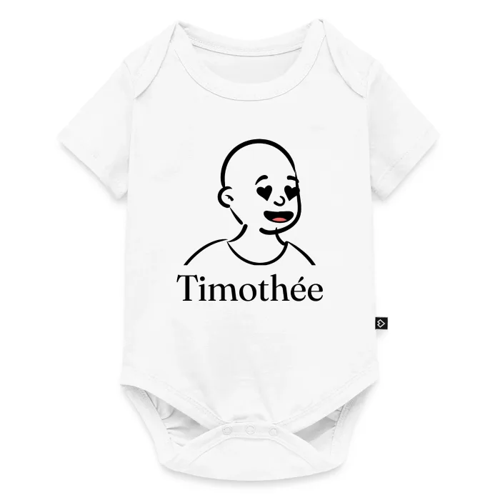 Body bébé personnalisé au prénom Timothée