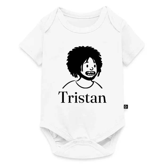 Body bébé personnalisé au prénom Tristan