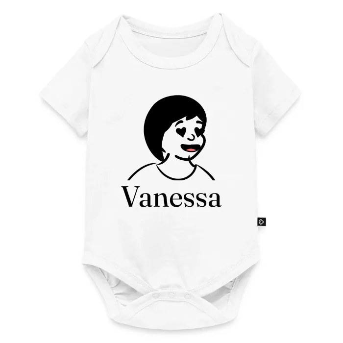 Body bébé personnalisé au prénom Vanessa