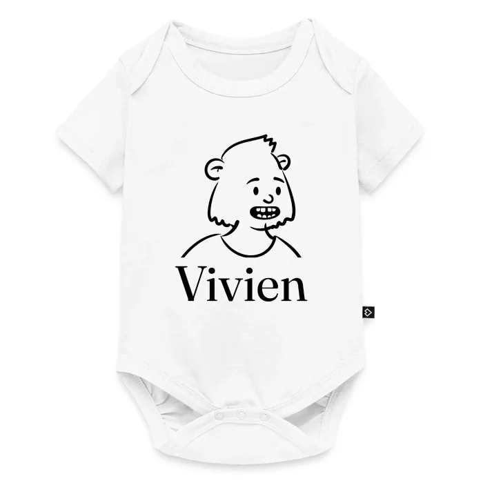 Body bébé personnalisé au prénom Vivien