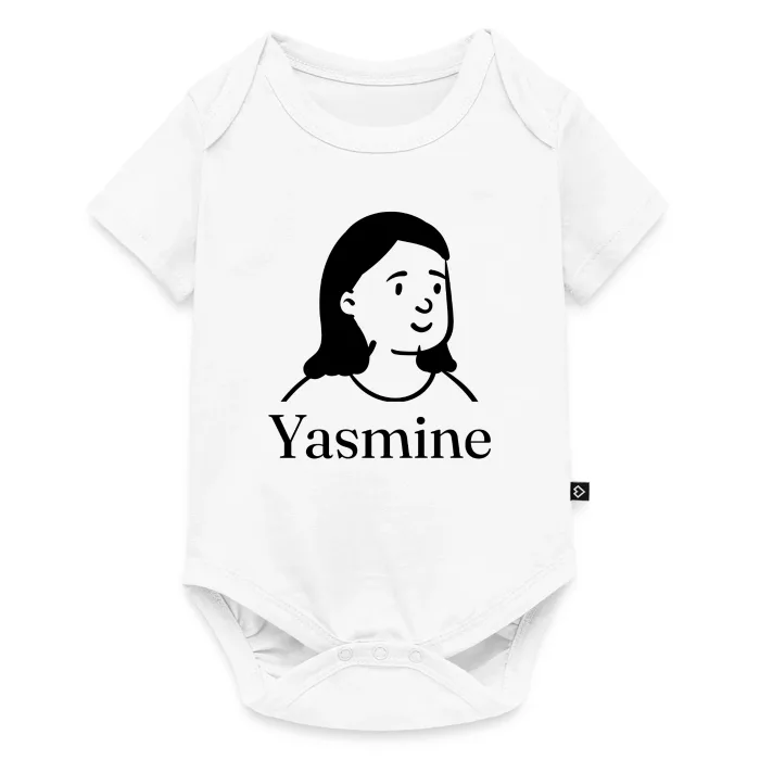 Body bébé personnalisé au prénom Yasmine