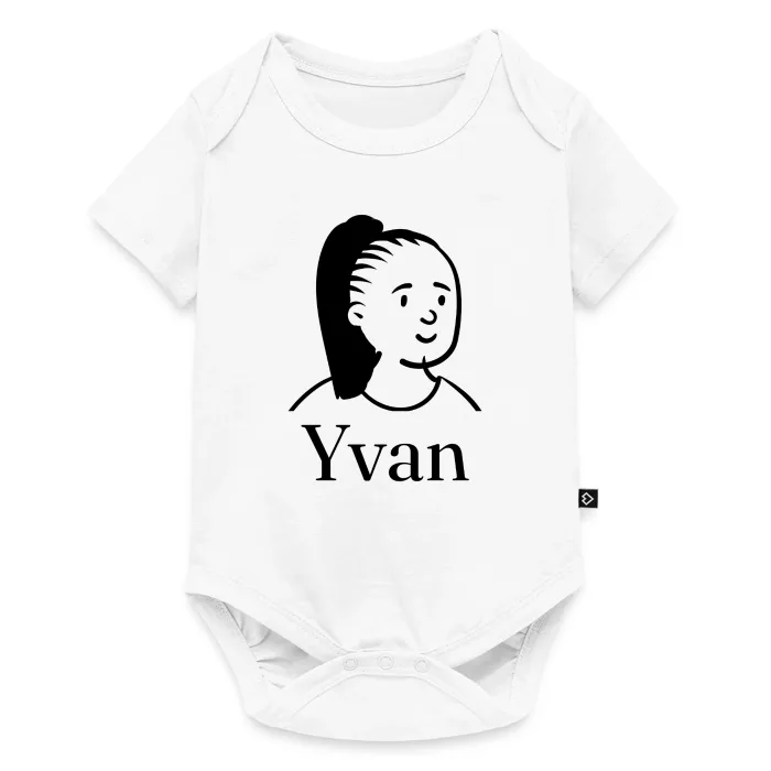 Body bébé personnalisé au prénom Yvan
